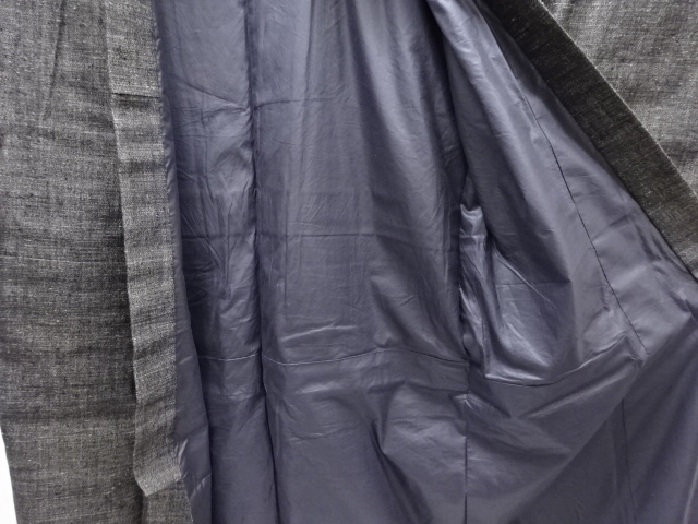  本場結城紬男物着物アンサンブル（杢）（キングサイズ）